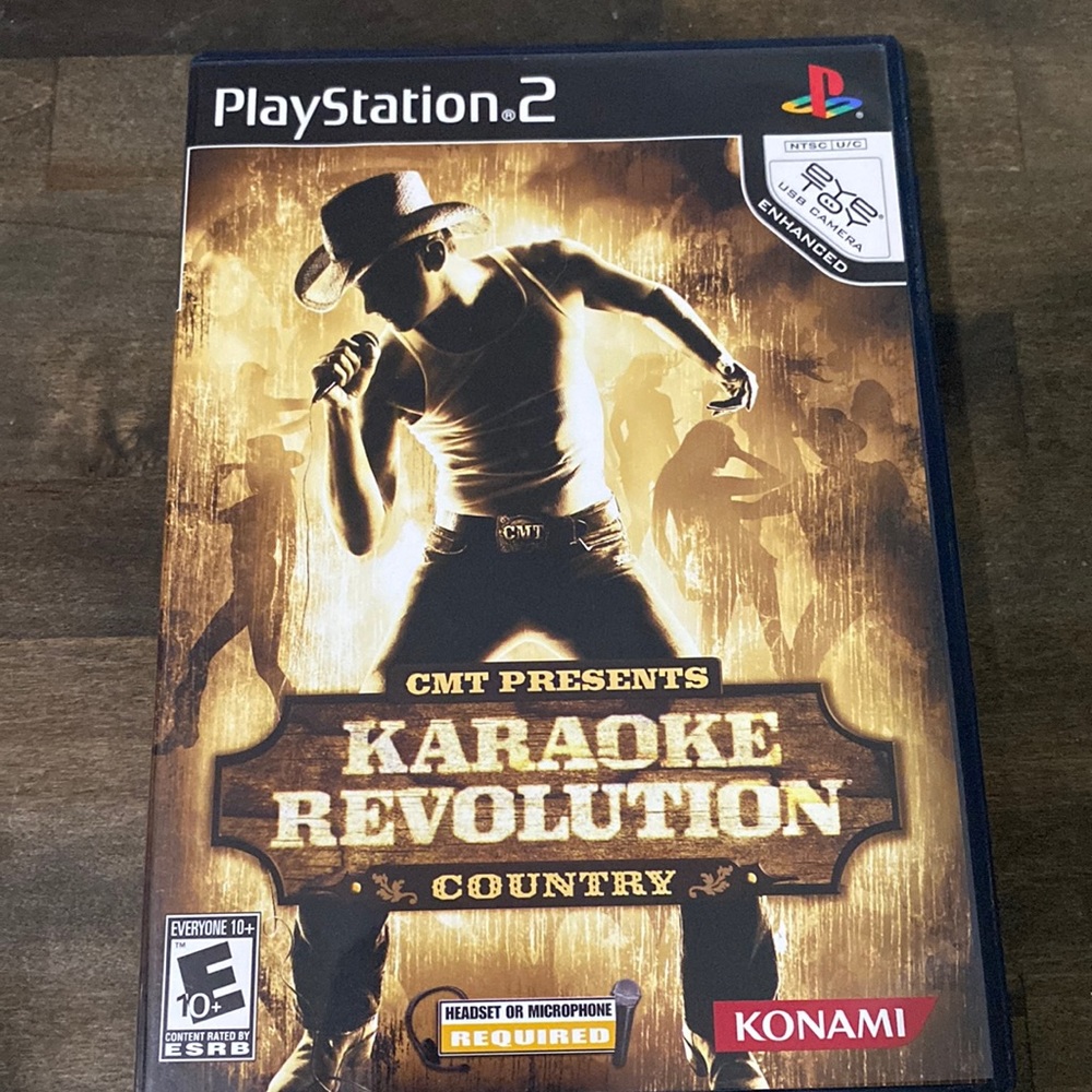 Sony PlayStation karaoke bundle of country, party, volume 1&2 & American Idol
